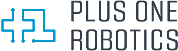 Plus One Robotics company mark from the official website